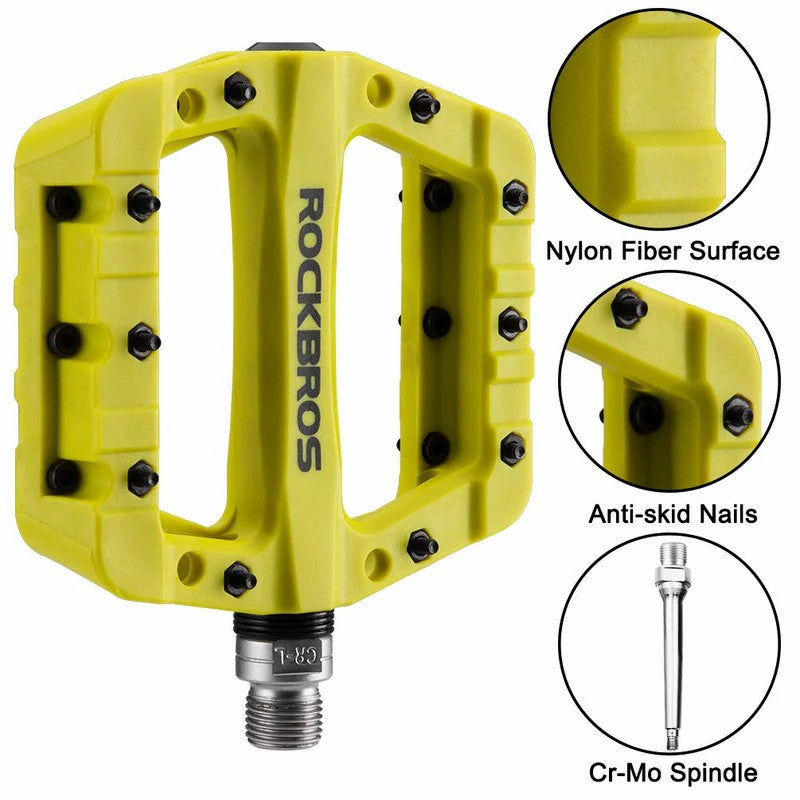 High-Speed Bearing Nylon Bike Pedals