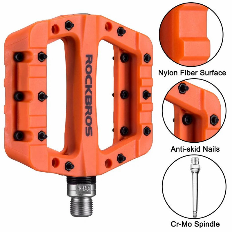 High-Speed Bearing Nylon Bike Pedals